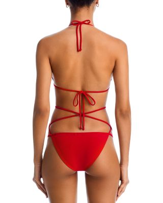 Criss Cross Bikini Top & Bottom Set