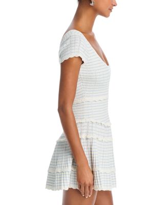Elisavette Smocked Mini Dress