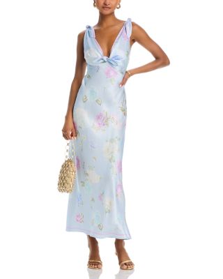 Perri Floral Tie Shoulder Dress