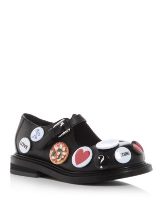 Moschino Women's Embellished Mary Jane Flats | Bloomingdale's
