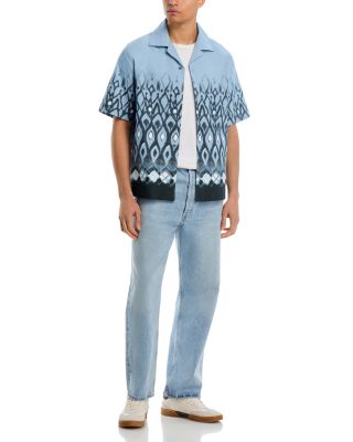 Espino Printed Short Sleeve Camp Shirt