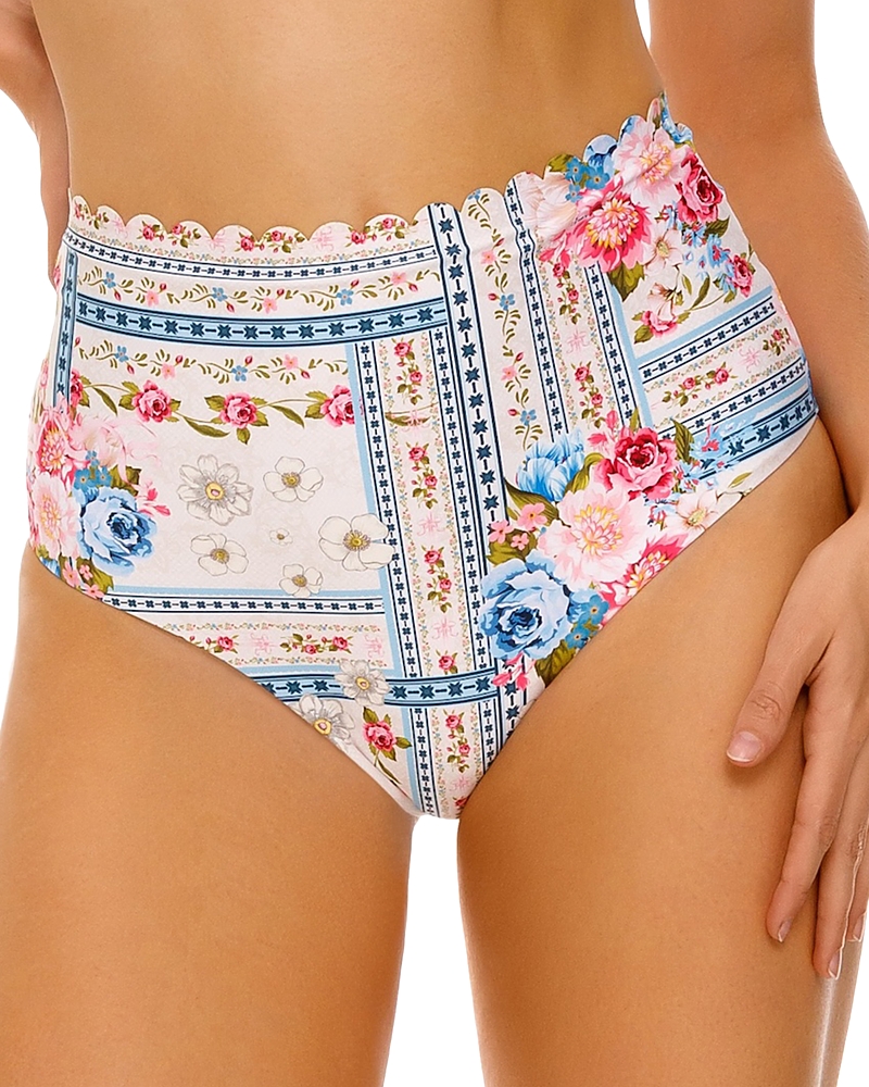 AGUA BENDITA ALICIA MERAKI PRINTED HIGH WAISTED BOTTOM