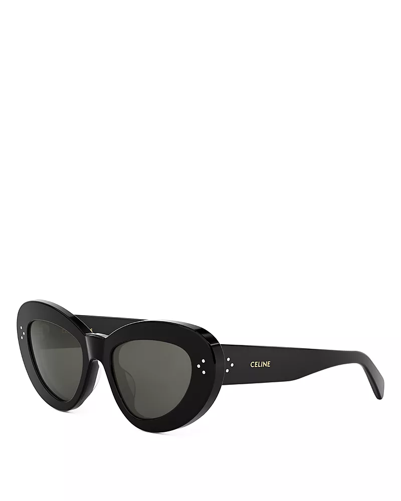 Celine Havana 3 Dots Cat Eye Sunglasses, 52mm