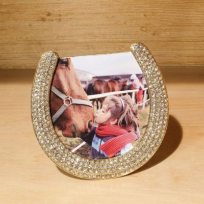 Gold Horseshoe Frame, 3.5"