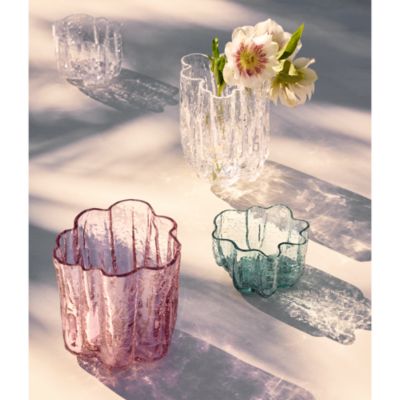 Circular Crackle Vase, Small 