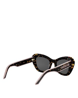 DiorPacific B3U Havana Butterfly Sunglasses, 52mm