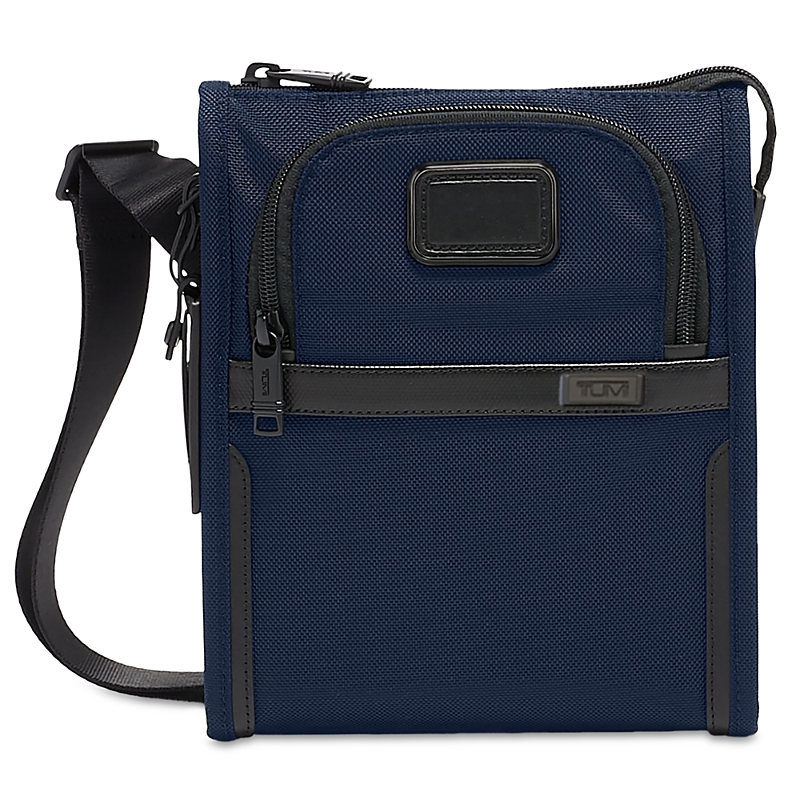Tumi Alpha 3 Small Pocket Bag In Navy