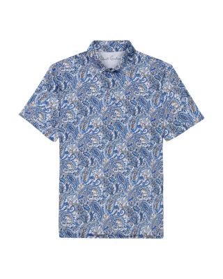 Matos Paisley Classic Fit Performance Polo Shirt