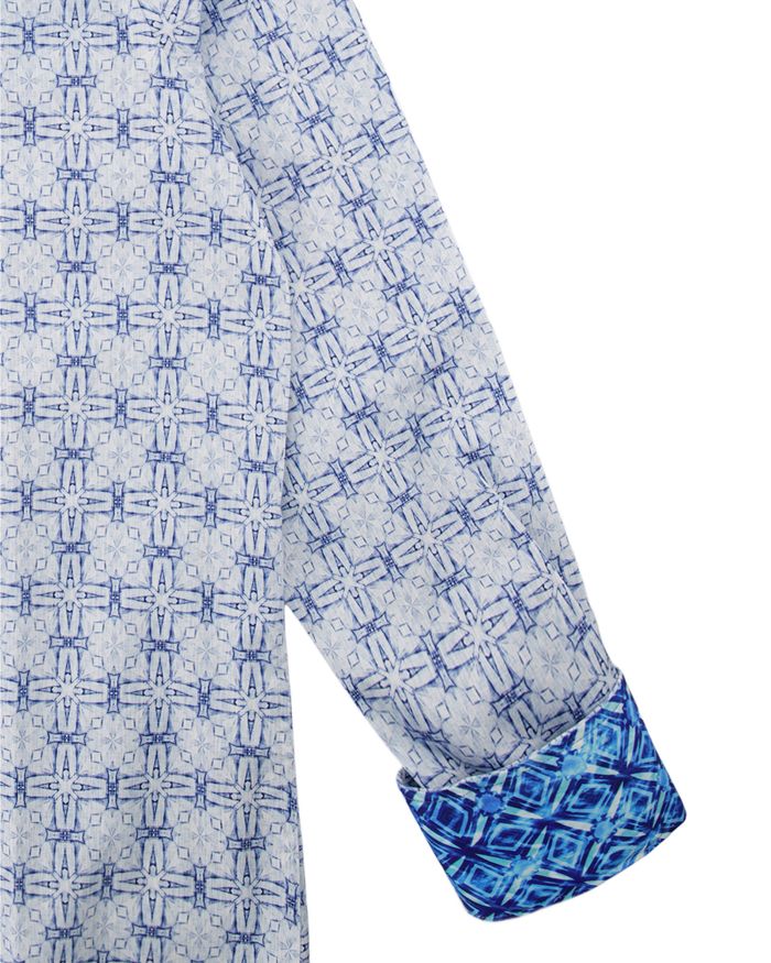 Madagascar Cotton Stretch Classic Fit Button Down Shirt
