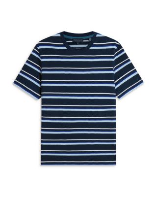 Gorano Textured Striped Tee