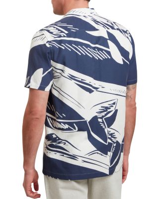 Ted Baker Heukels Relaxed Fit Fish Shirt