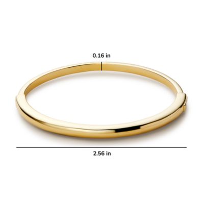 Gold Bangle Bracelet - Brynley