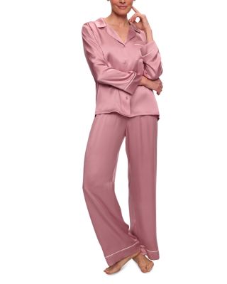 Inez Washable Silk Long Pajama Set