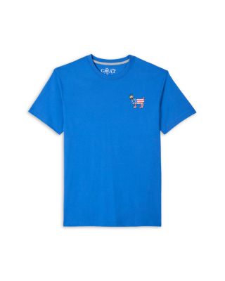 GOAT USA - Boys' Chest Logo Graphic Tee - Little Kid, Big Kid