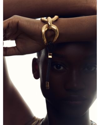 Monika Molten Link Leather Slider Bracelet