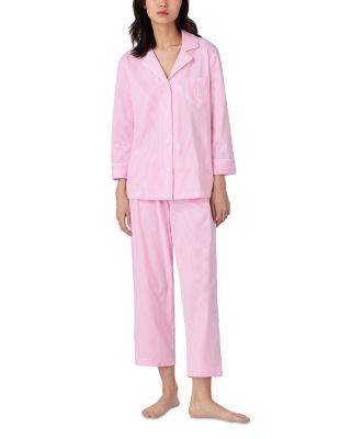 Bingham Knits Cotton Jersey Cropped PJ Set