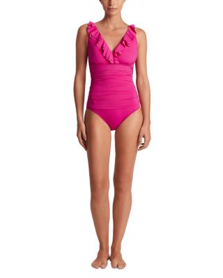 Beach Club Ruffled One Piece Swimsuit