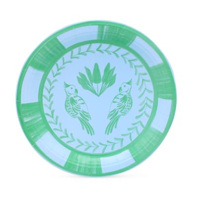 8 Pack Josephine Lovebirds Paper Salad and Dessert Plates
