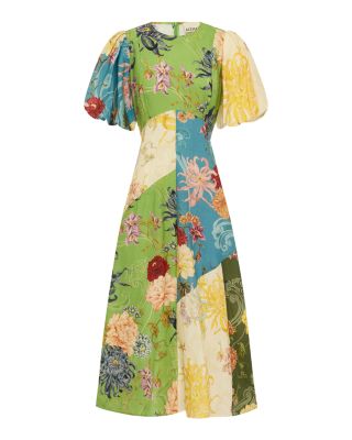 Avery Spliced Midi Dress