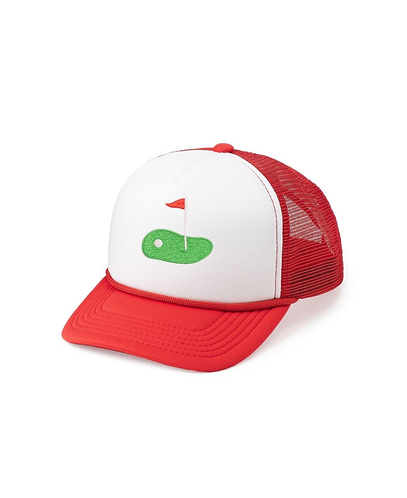 Sweet Wink Golf Tee Patch Trucker Hat In Red