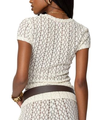 Rye Sheer Textured T Shirt