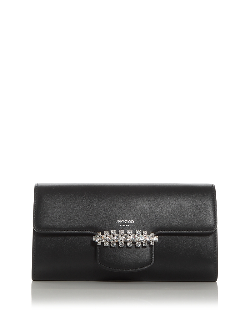 Jimmy Choo Bing Crystal-embellished Wallet-on-chain