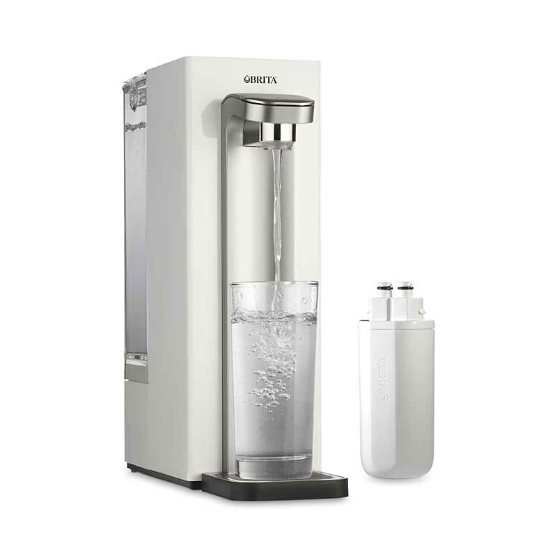 Brita Hub Compact Countertop Water Filtration Device In White