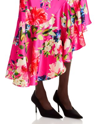 Printed One Shoulder Dress