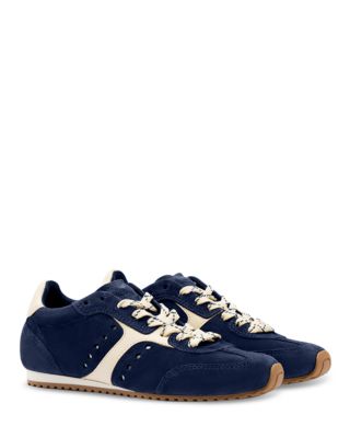 Larroudé - Women's Stella Suede Sneakers