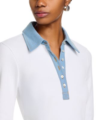 Jaden Denim Trim Top