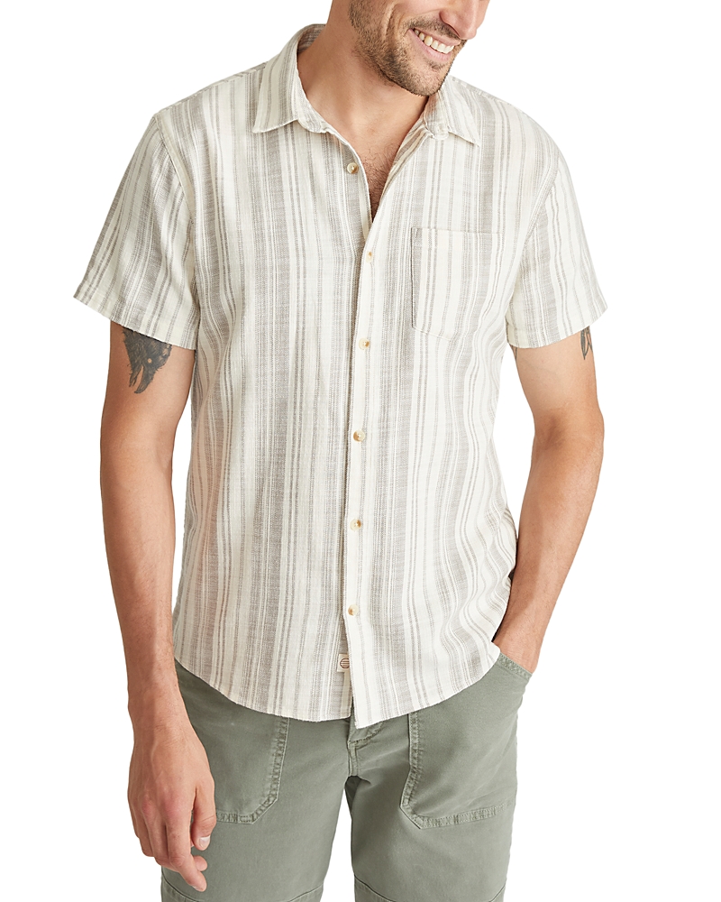 MARINE LAYER SHORT SLEEVE SELVAGE SHIRT