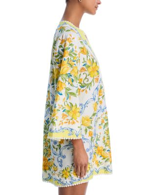 FARM Rio Sicily Mini Dress Swim Cover-Up | Bloomingdale's Women
