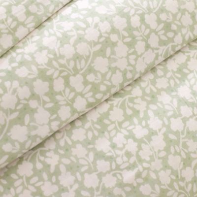 Aria Floral Sage Duvet Cover, Full/Queen