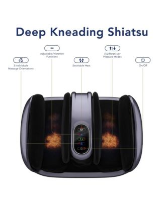 Shiatsu Foot, Calf, and Ankle Massager with Heat