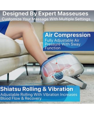 Shiatsu Foot, Calf, and Ankle Massager with Heat