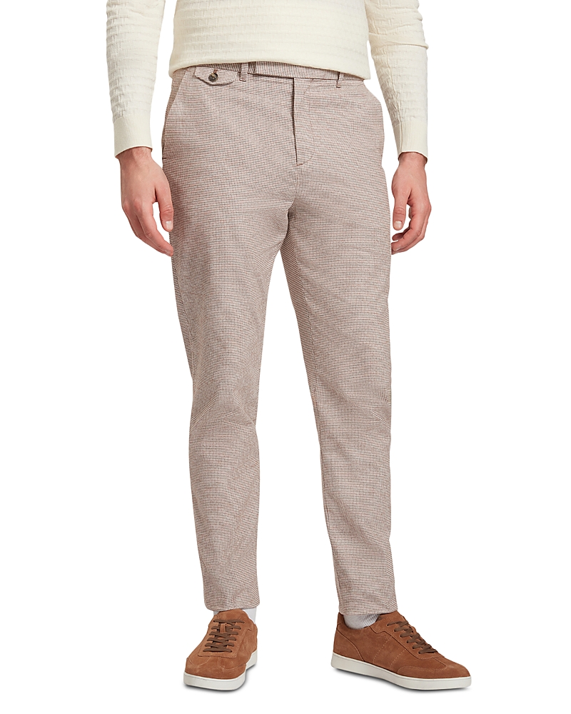 Ted Baker Handly Slim Fit Trousers In Brown
