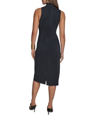 Cowlneck Sheath Dress