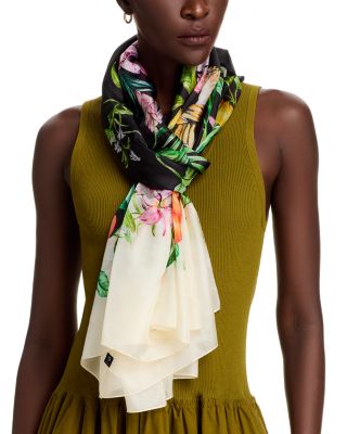 Floral Leo Luxe Scarf
