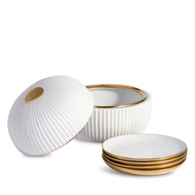 Ionic Box & Four Plates Set