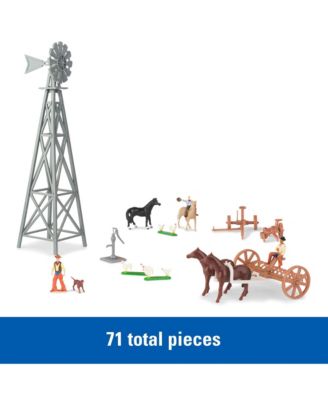 1/64 Farm Country Round Gable Barn Set Toy - Age 5+ Years