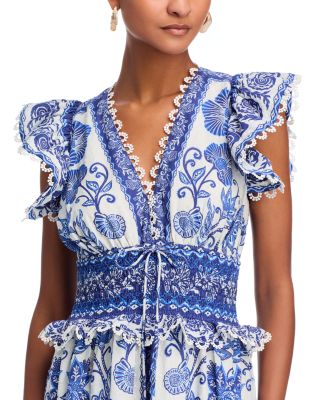 Shell Garden Maxi Dress