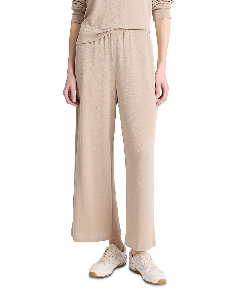 Vince Textured Knit Lounge Pants In Smokey Quartz In Smokey Quartz