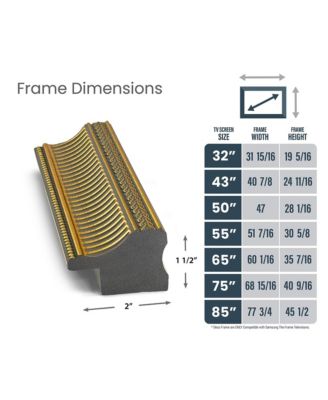  43" Slim Frame for Samsung The Frame TV 2021-2025
