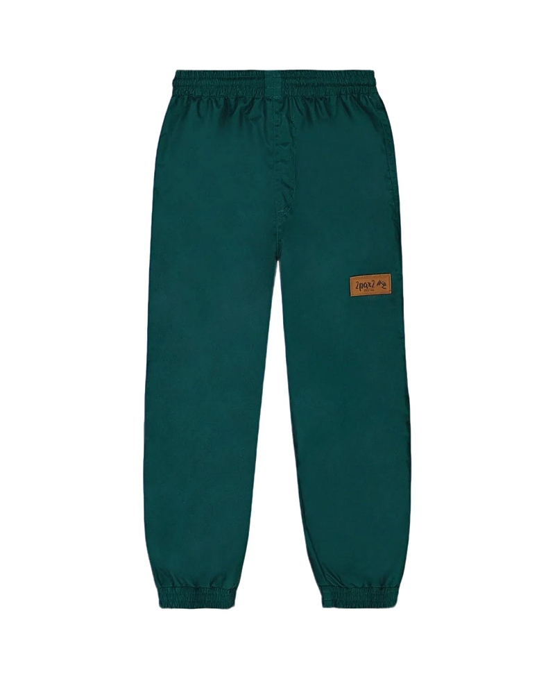 Deux Par Deux Boys' Splash Pants - Baby In Forest Green