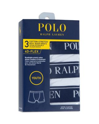 Boys' Cotton Stretch Jersey Boxer Briefs, Pack of 3 - Big Kid