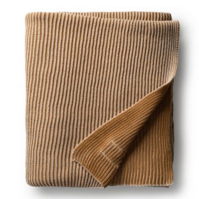  Ribbed Knit Throw