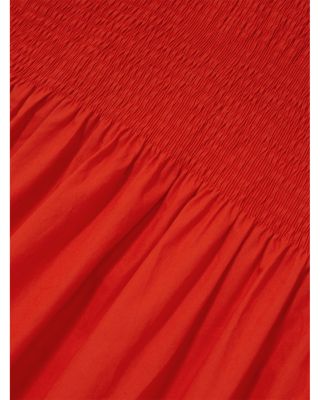 Annabel Shirred Midi Dress