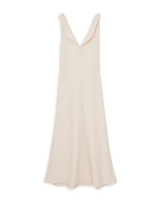 【海外限定】REISSドレス☆Kiera Textured Drape Midi Dress, Cr REISS Kiera Textured Drape Neck Dress | Bloomingdale's