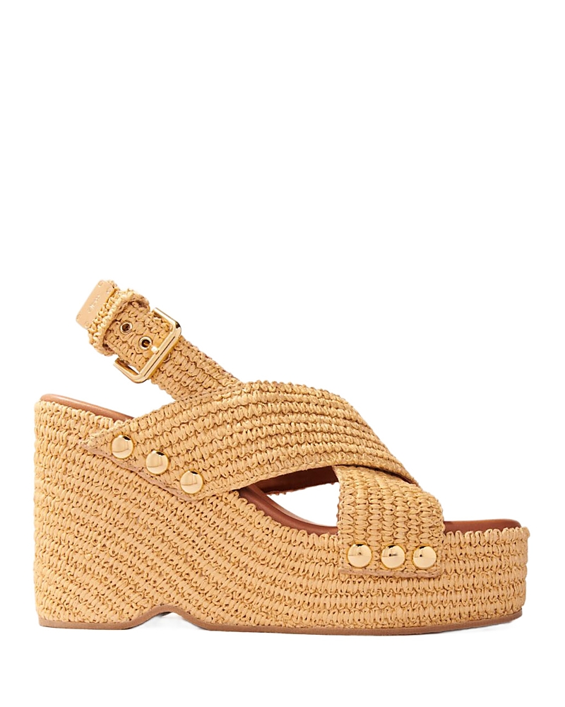 Maje Women's Crisscross Platform Sandals