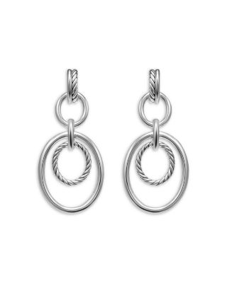 David Yurman - DY Mercer&reg; Mobile Drop Earrings in Sterling Silver, 65.7mm